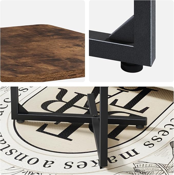 NEFROM C-Shaped End Table, Small Side Table - Image 6