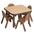 Children’s Factory Baseline Preschool 30" Square Table & Chair Set by Angeles