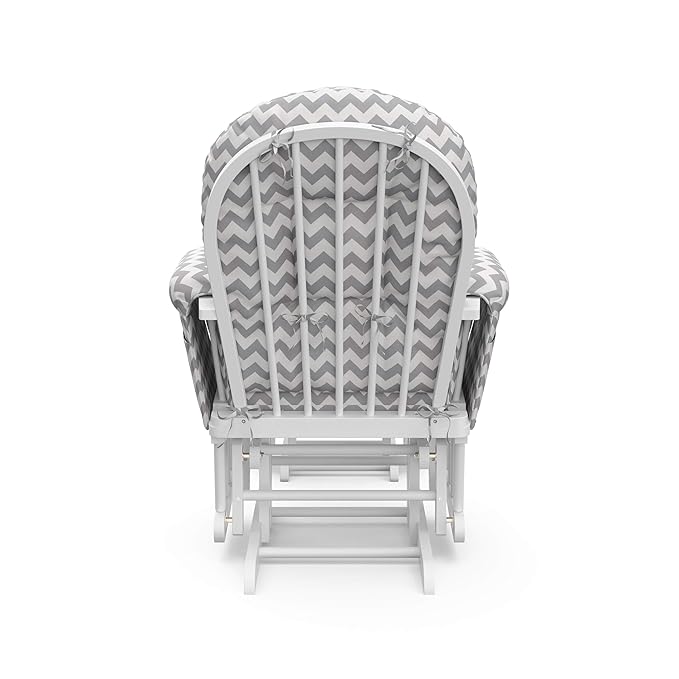 Storkcraft Premium Hoop Glider & Ottoman — GREENGUARD Gold Certified Nursery - Image 12