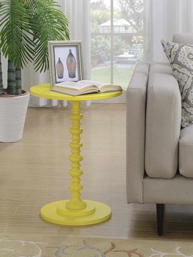 Convenience Concepts Palm Beach Spindle 17.75" Traditional Round End Living Room - Image 2
