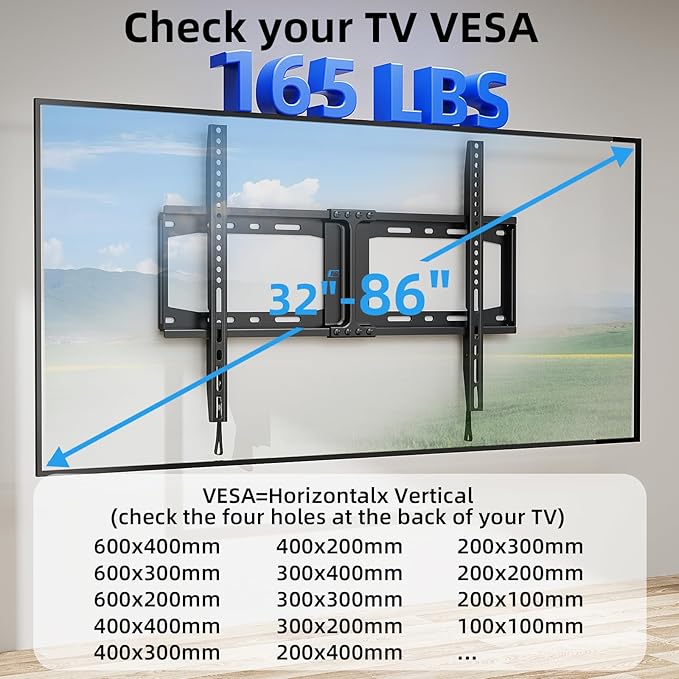 HOME VISION Heavy Duty Fixed TV Wall Mount - Image 3