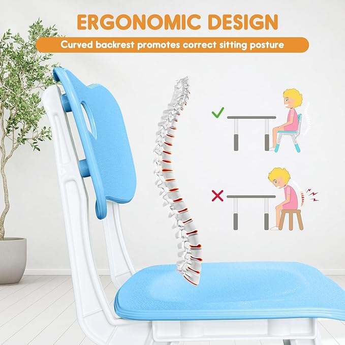 Kid Chairs Indoor 3 Level Adjustable Suitable - Image 6