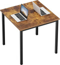 Need Small Square Dining Table- 31-1/2'' Sturdy and Heavy Duty Writing Desk by Need