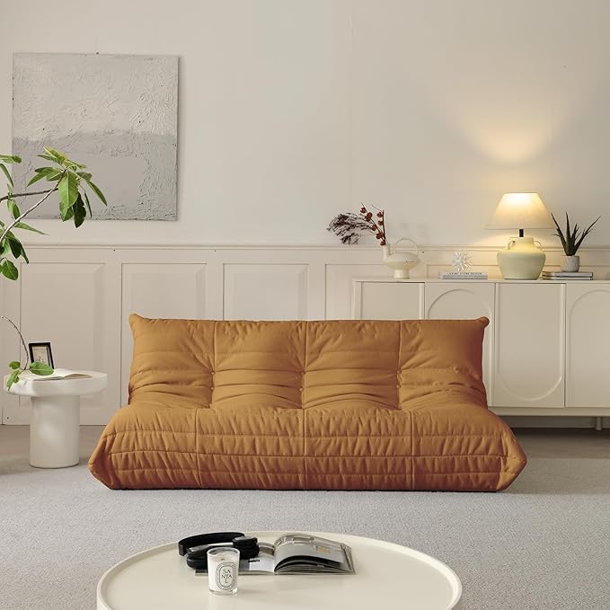 Luxury Sofa Couch Chair, Lazy Floor Seating, Fireside Bean Bag Chair, Ergonomic - Image 9