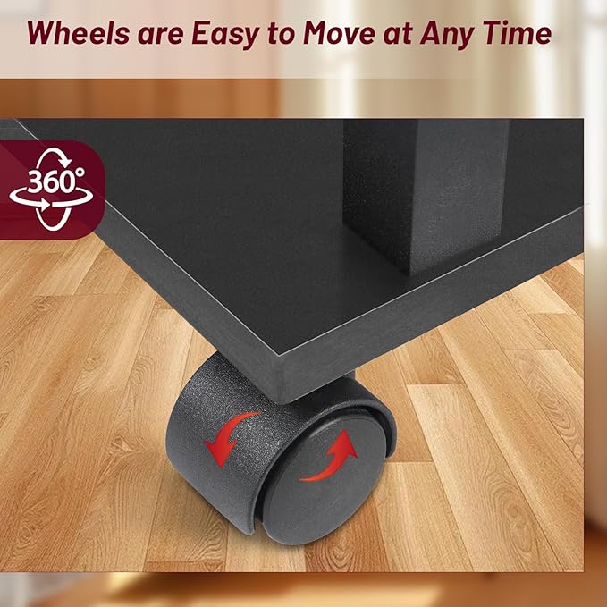 Side Table with Charging Station and Drawer, Narrow End Table with USB Ports - Image 8