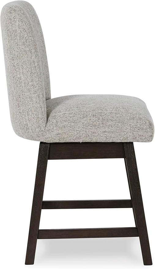Signature Design by Ashley Burkhaus Urban Counter Height Upholstered Swivel Bar - Image 8