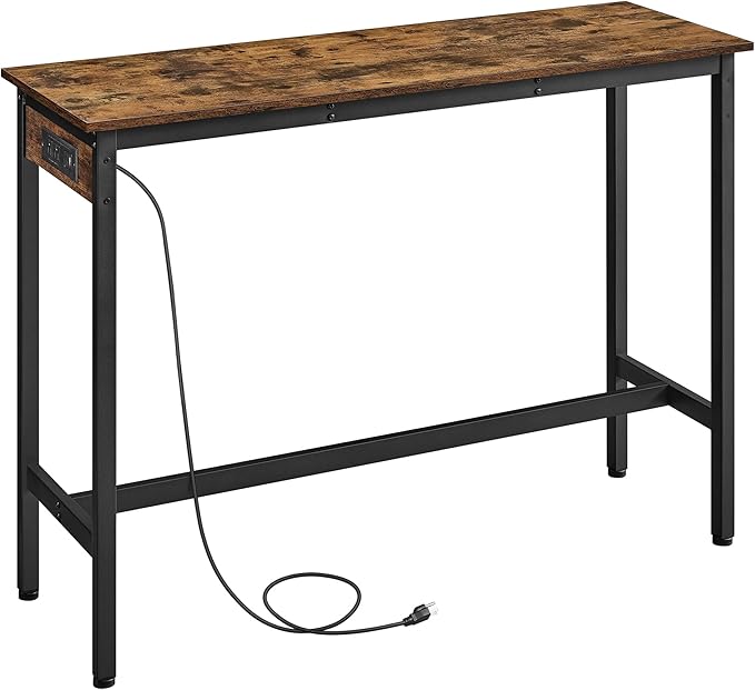 VASAGLE Bar Table, Narrow Long Kitchen Dining Table - Image 8
