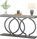 LITTLE TREE 55 inch Faux Marble Gold Console Table Modern Entryway Table Narrow by LITTLETREE