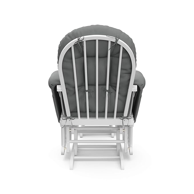 Storkcraft Premium Hoop Glider & Ottoman — GREENGUARD Gold Certified Nursery - Image 12