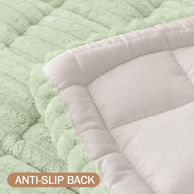 Smiry Couch Cover for Dogs Washable, Non Slip Fuzzy Pet Couch Covers for 3 - Image 6