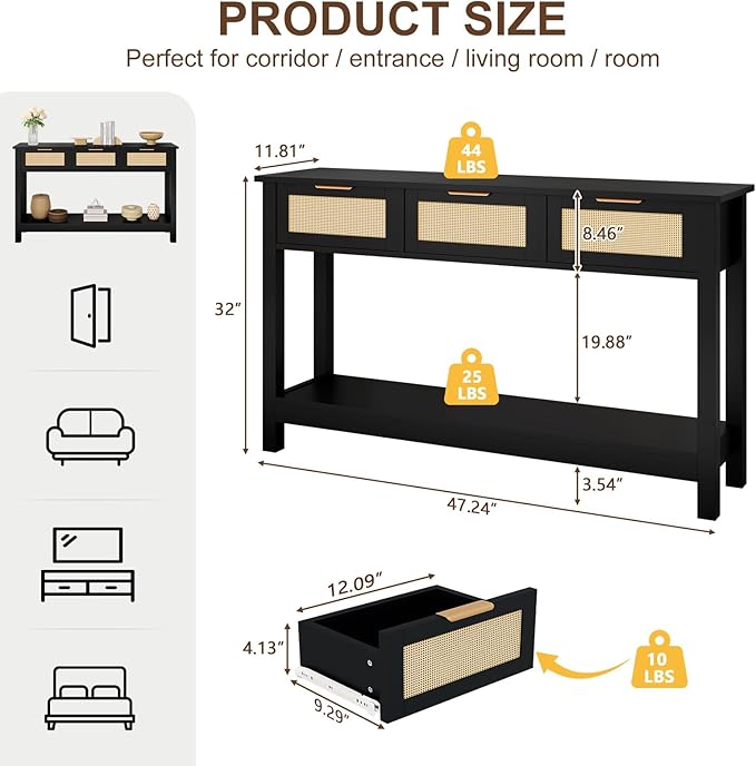 Luoxiao Entryway Console Table - Image 3