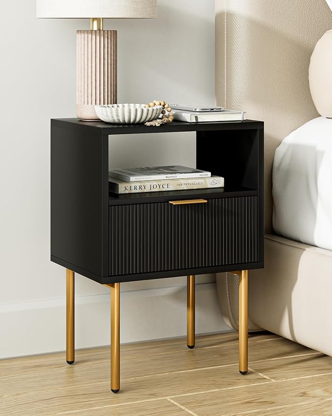 Nightstand, Morden Bedside Table by AEPOALUA