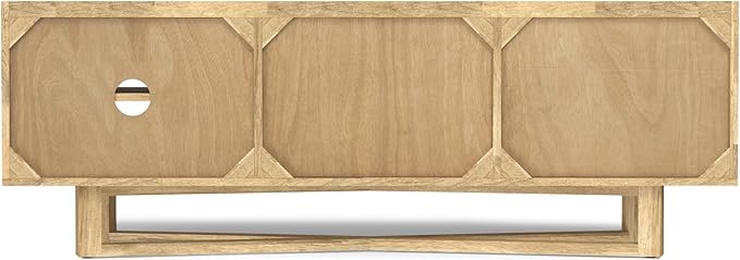 SIMPLIHOME Harrow Solid Mango Wood 60 inch Wide Contemporary Modern TV Media - Image 12