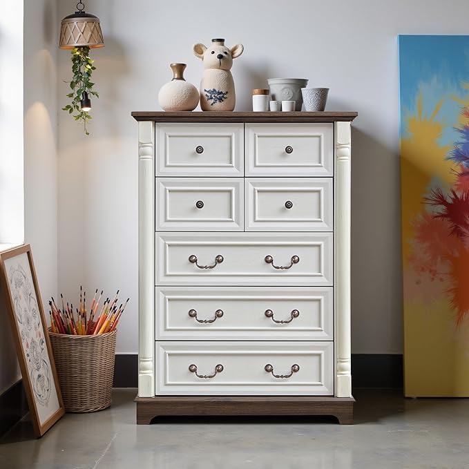 31.5" Farmhouse Sideboard Buffet Cabinet by LynginsCreativeLife