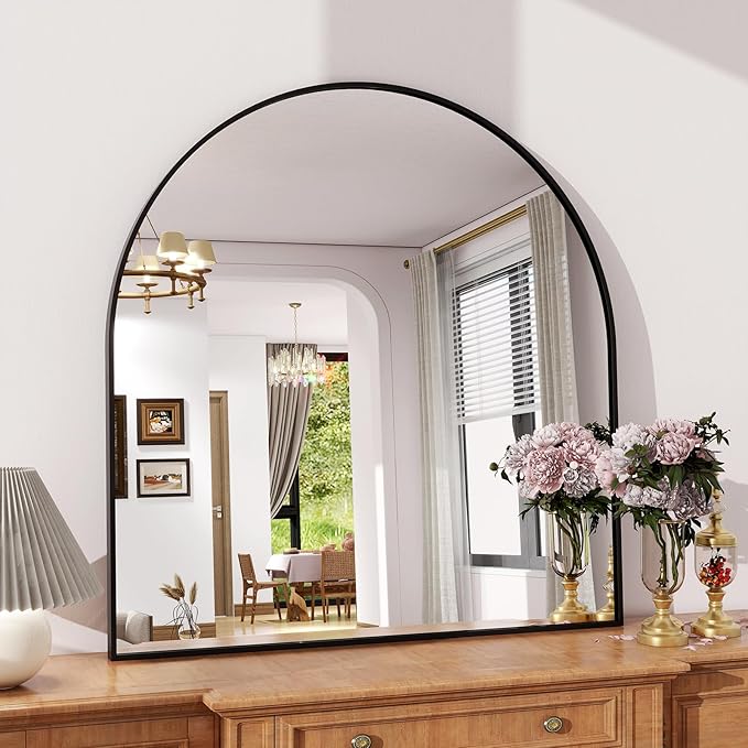 Arched Bathroom Mirror 32" x 34" - Image 6