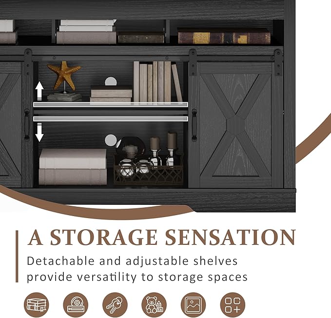 RoyalCraft Farmhouse TV Stand - Image 3