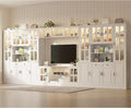 4-Piece Wall Unit TV Stand by MEISSALIVVE