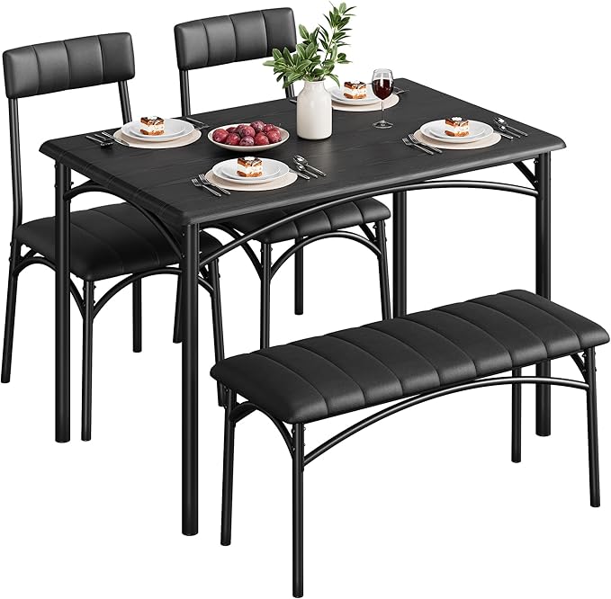 Dining Table Set for 4, Small Dining Table Set - Image 3