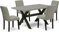 East West Furniture X696AB106-5 5 Piece Modern Dining Table Set Includes a by EastWestFurniture