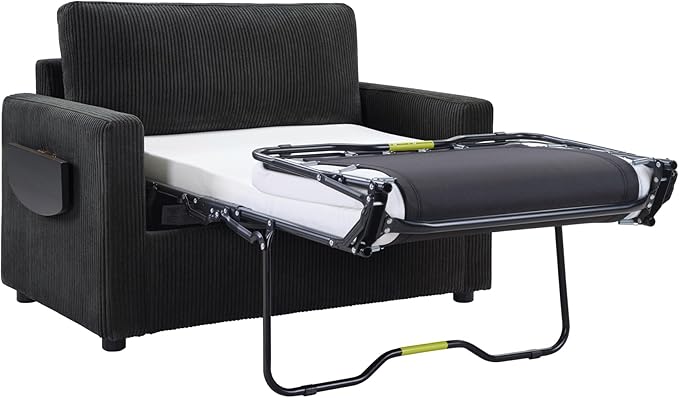 Twin Size Sofa Bed 47.2" Sleeper Sofa Loveseat Sofa - Image 6