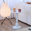 Chic Vintage Round Side Table by Unknown