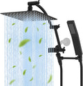 Hibbent All Metal 10'' Rainfall Shower Head, Dual Shower Head Combo, High by Hibbent