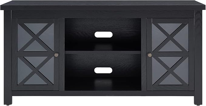 Henn&Hart Rectangular TV Stand for TV's up to 55" in Black, TV Stands for the - Image 4