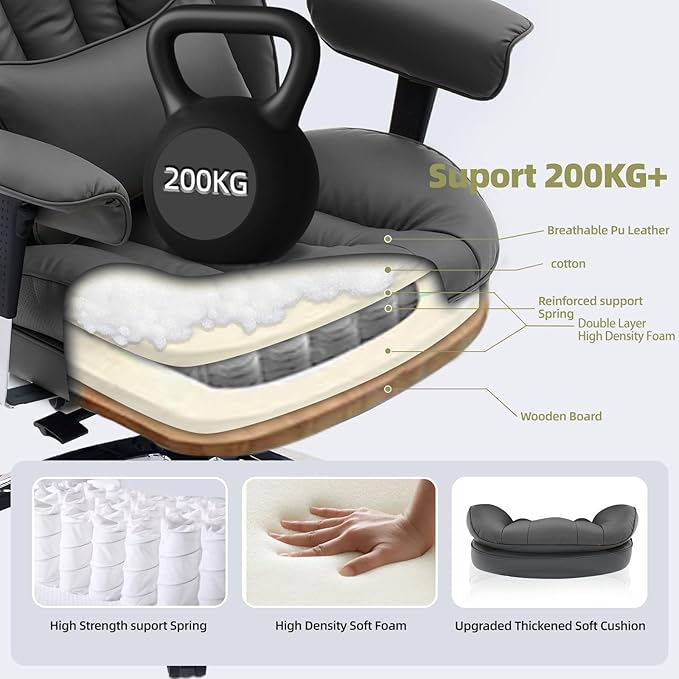 Efomao Big and Tall Office Chair - Image 3