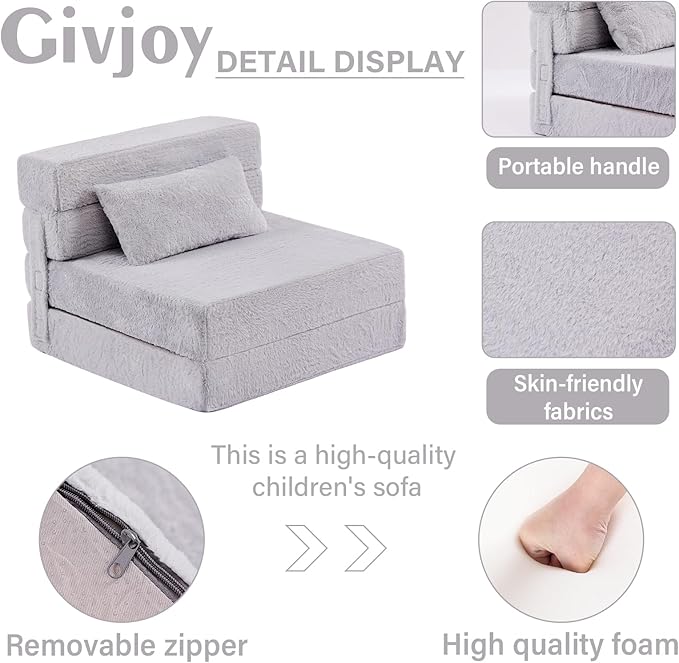 Folding Sofa Bed Floor Mattress - Image 5