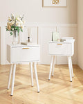 Night Stand Set 2, Small Modern Mid-Century Bedside Table by ASACESCU