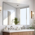 Frameless Mirror, 40x48 Inch Large Bathroom Mirrors by CILIBER