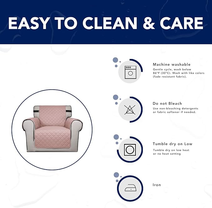 PureFit Reversible Sofa Couch Cover Water Resistant Couch Covers - Image 7