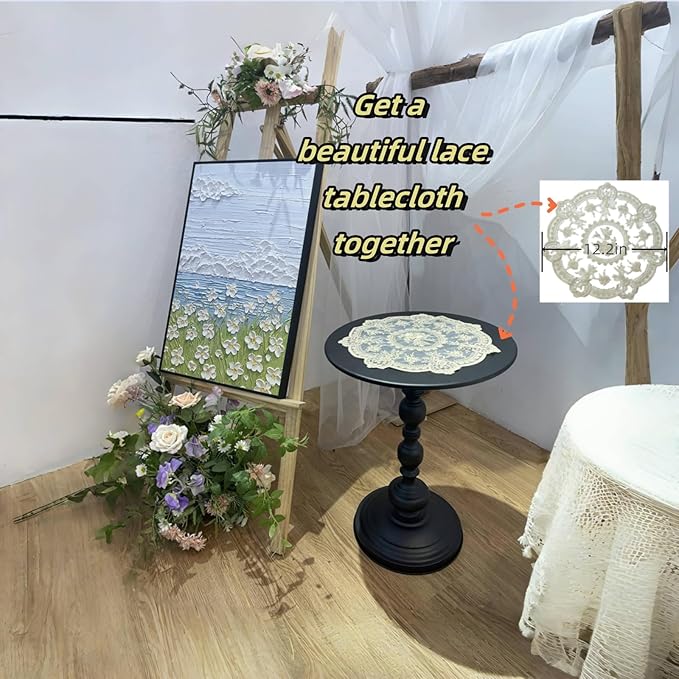 Round Side Table，Accent Table，Small end Table，Living Room Tables，Drink - Image 5