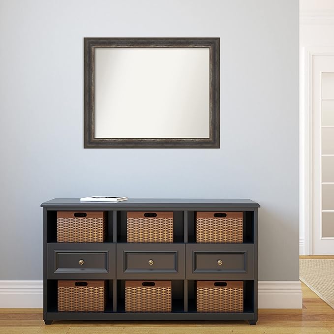 Amanti Art Brown Bathroom Mirror - Image 5