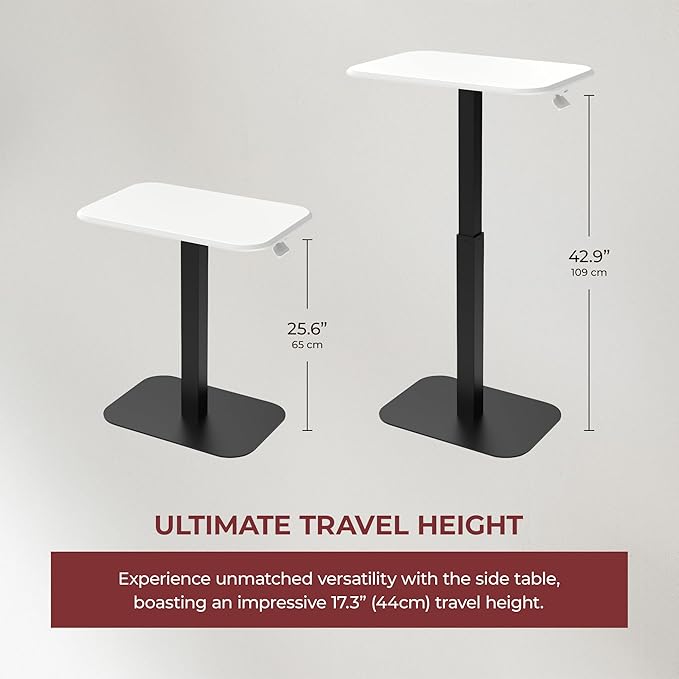 Ergohome™ ELEVANCE Table™ Height Adjustable Side Table - Image 3