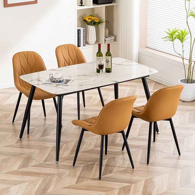 Rowill Modern Dining Chairs Set of 2 - Image 6