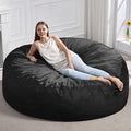 Hobestluk 6FT Bean Bag Chair Bean Bag Chairs by YourHomeDeservesMore