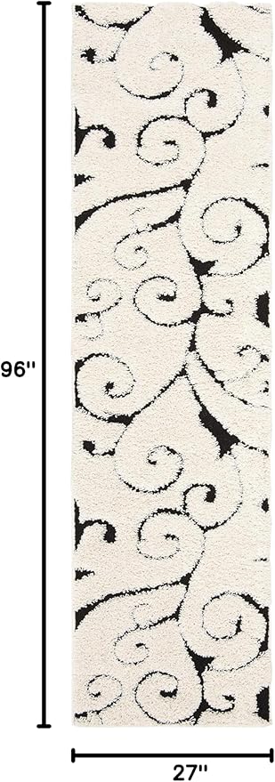 SAFAVIEH Florida Shag Collection Runner Rug - Image 2