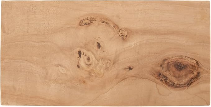 Kate and Laurel Karlsen Modern Wood and Metal Burlwood Narrow Side Table; 16 x - Image 8