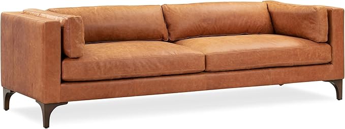 Poly & Bark Argan Leather Couch by POLYBARK