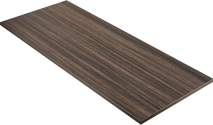 Kaboon Universal Tabletop 59.1"x23.62", Solid One-Piece Melamine Table Top by Kaboon