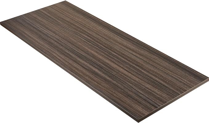 Kaboon Universal Tabletop 45"x20", Solid One-Piece Melamine Table Top, L-Desk by Kaboon