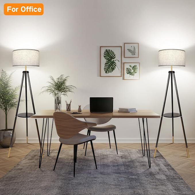 OUTON Wood Tripod Floor Lamp - Image 7