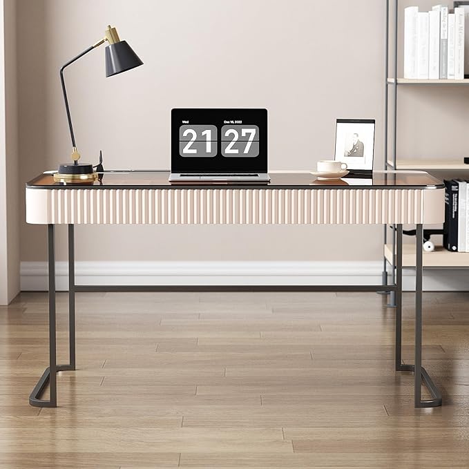 Lartis Office Desk with Drawers - Image 8