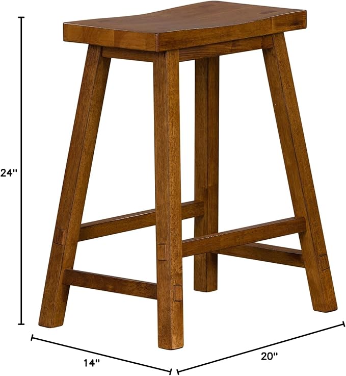Liberty Furniture Industries Creations 24 Inch Sawhorse Counter Stool - Image 2