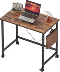 Rolling Computer Desk with Wheels, Gaming Desk by MERICONIA