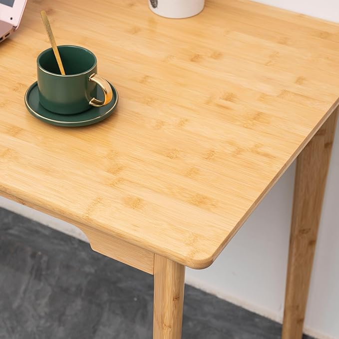 Maydear 47" Bamboo Writing Desk Multipurpose Table, Modern Simple Computer Desk - Image 5