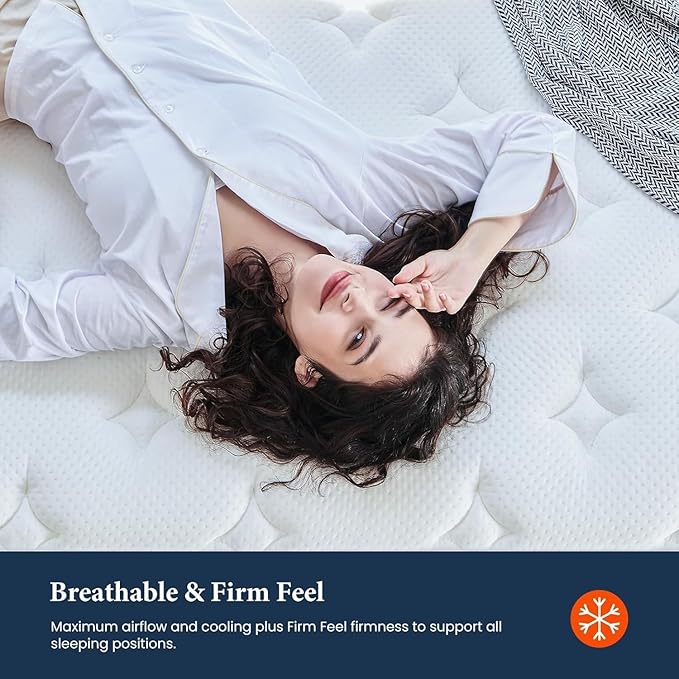 Coolvie Firm Twin Mattress for Adults in a Box, 12 Inch Twin Bed Mattress - Image 3