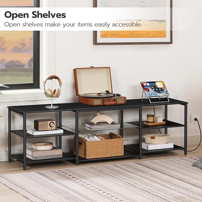 HOOBRO LED TV Stand for 75 Inch TVs - Image 6