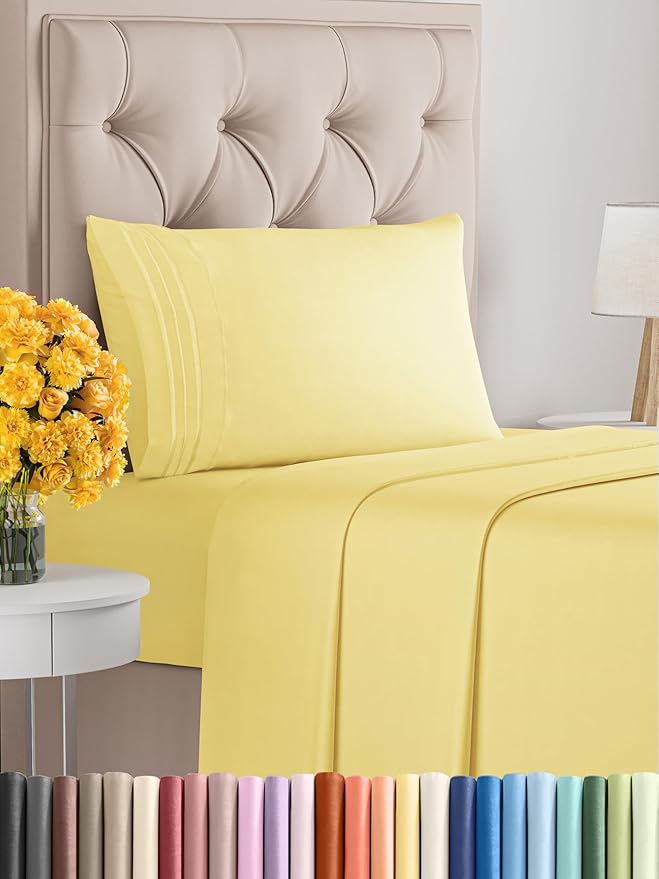 Twin XL Size 3 Piece Sheet Set by CGKUnlimited